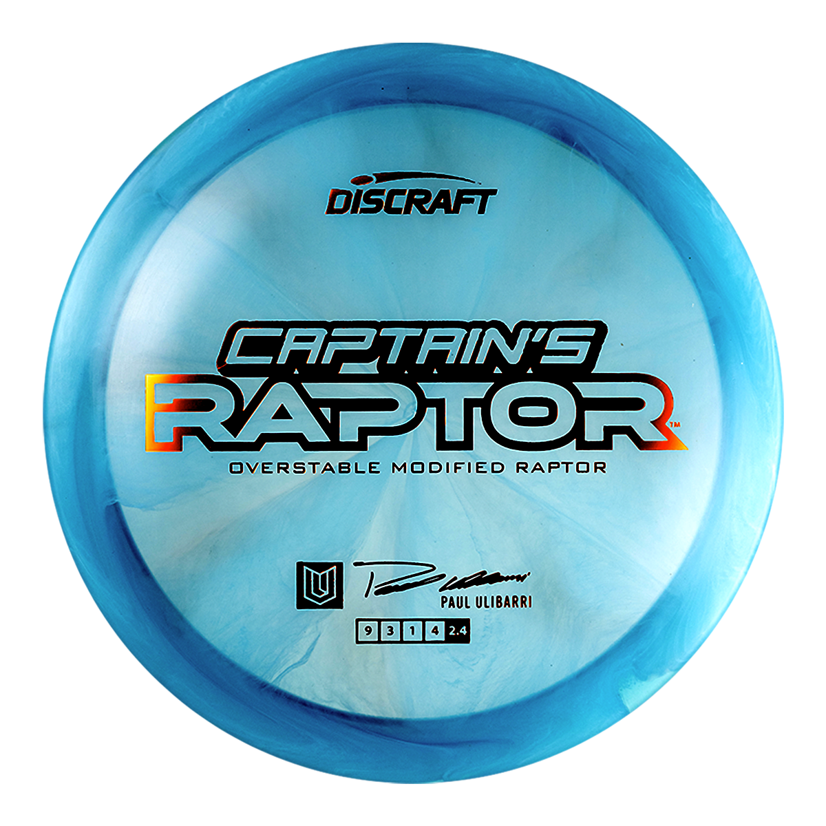 Discraft 2025 Z Swirl Captains Raptor