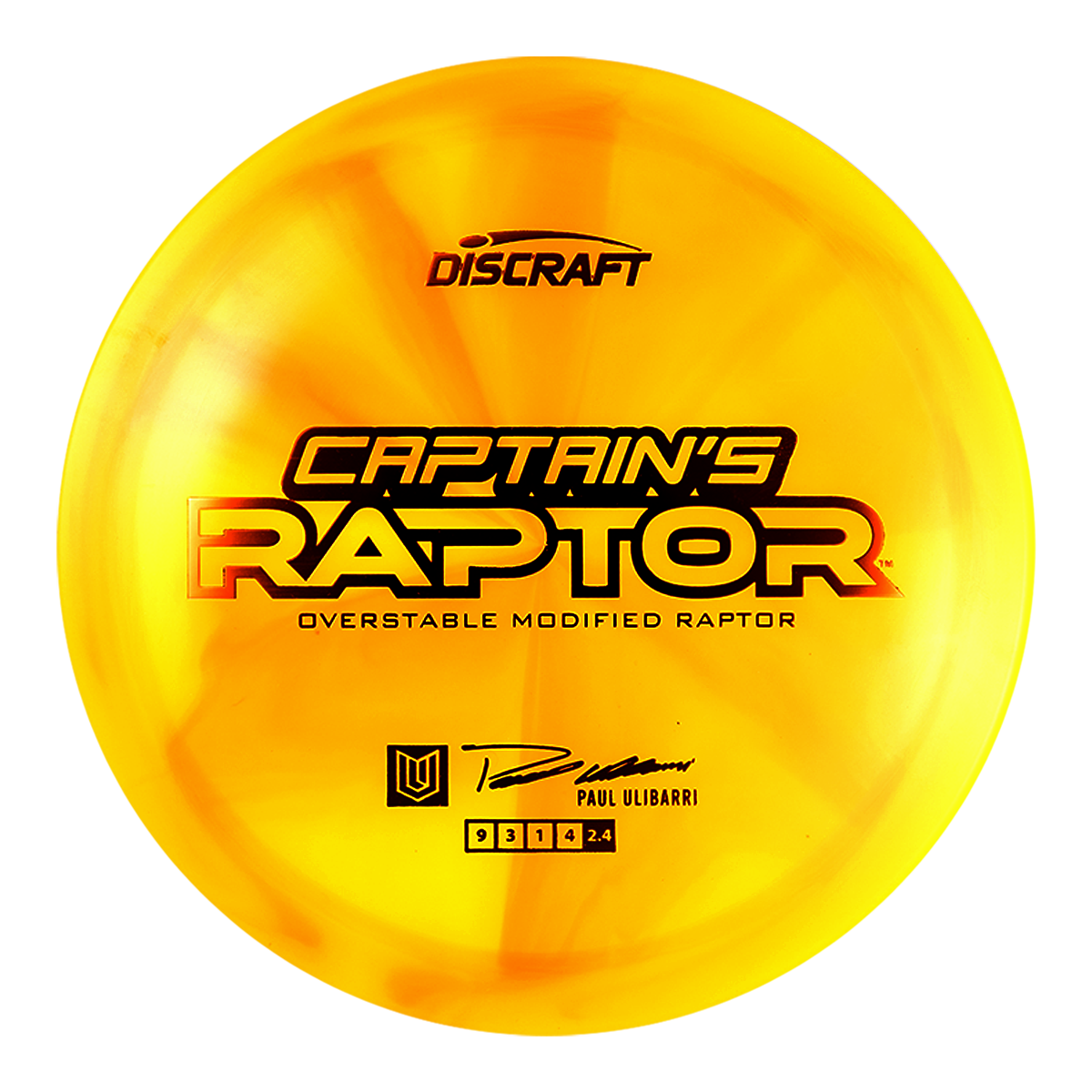 Discraft 2025 Z Swirl Captains Raptor