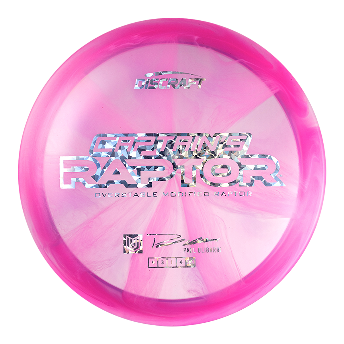 Discraft 2025 Z Swirl Captains Raptor