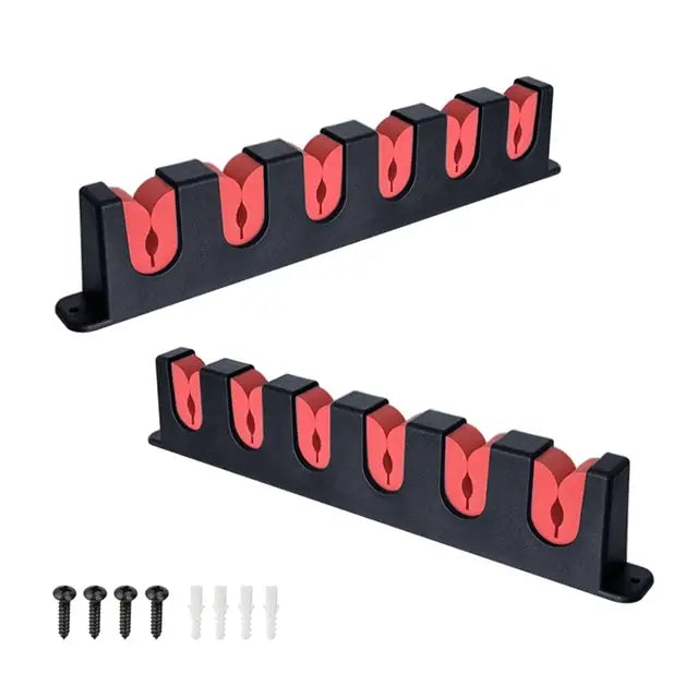 6-Rod Fishing Rod Holders Wall-Mounted